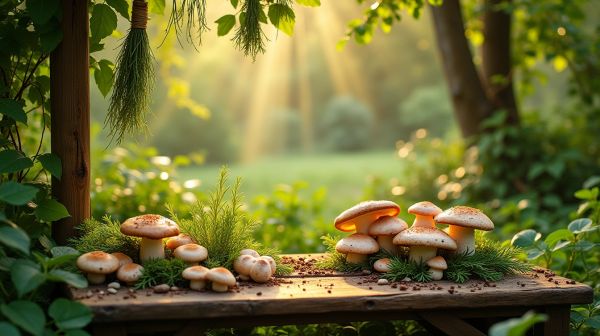 Harvest essential wild food products for gourmet cooking